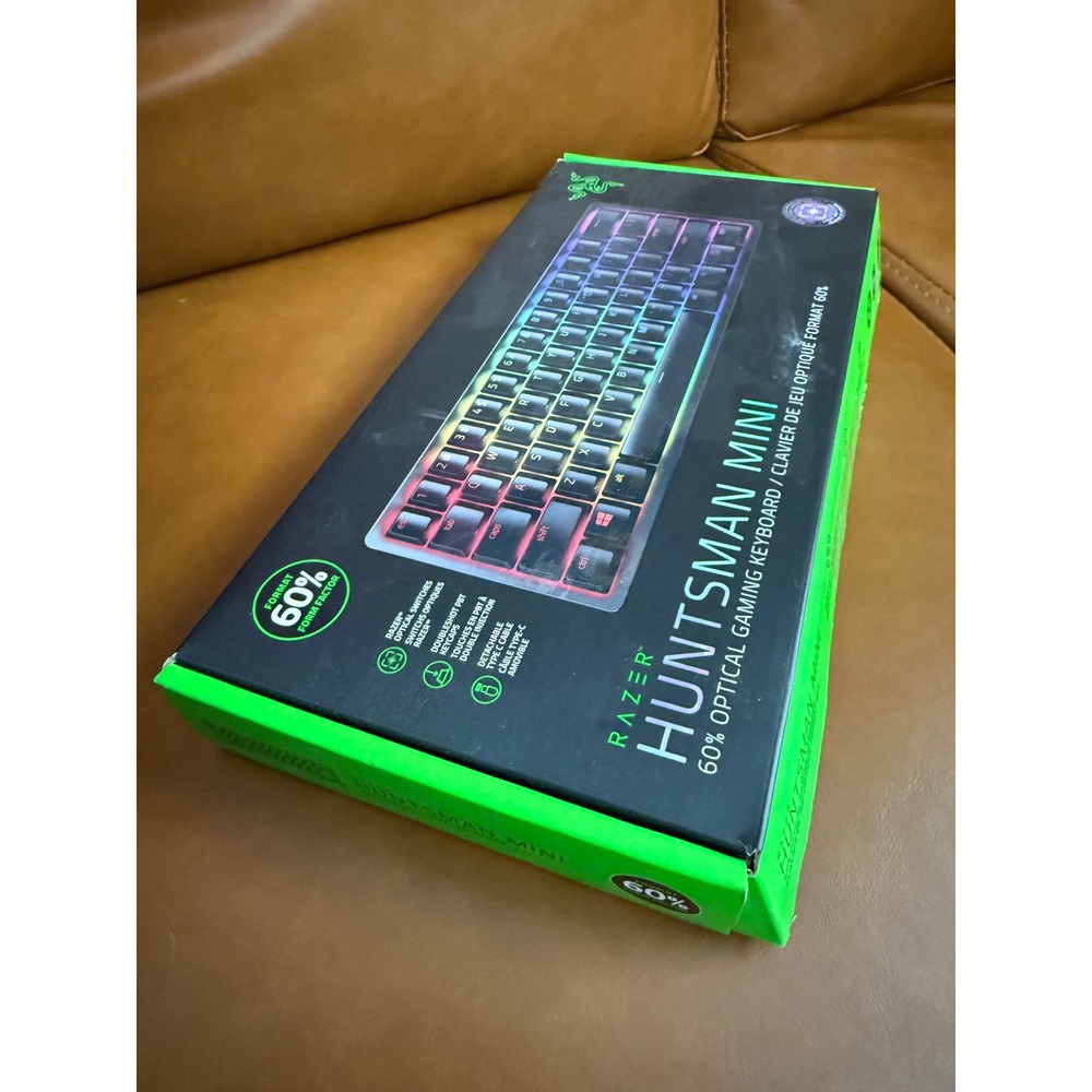 Razer Huntsman Mini Gaming Keyboard Unisex OS Black Excellent Clicky Optical 60%